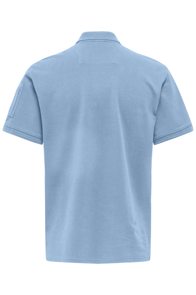 ONSDEVON REG SS JAX POLO CS 22035114 CERULEAN/DUSK NECK TAPE